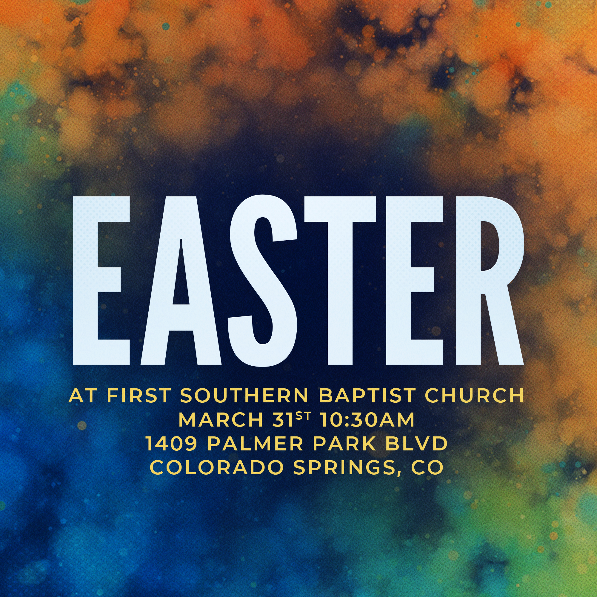 Easter Print invite