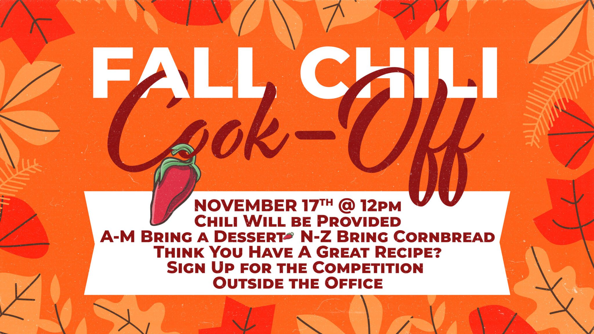 Fall Chili Cook Off 2024